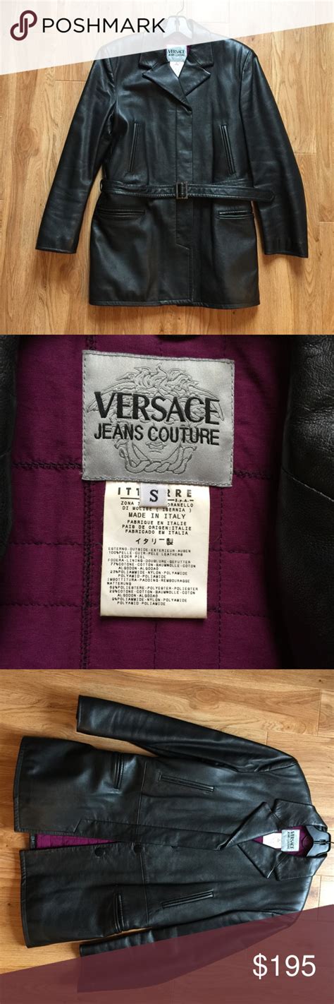 Vintage Versace Jeans Couture Leather Jacket 